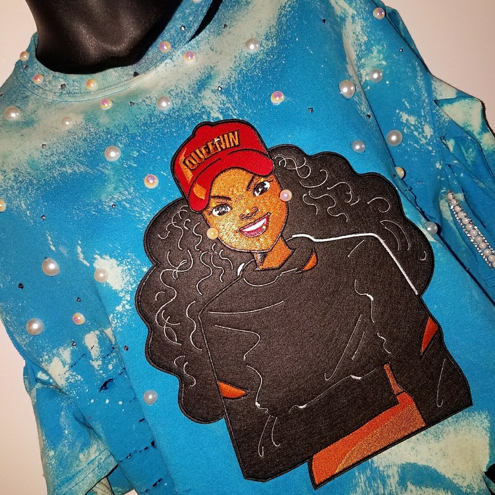 ReMixxxed Distressed T-shirt dress